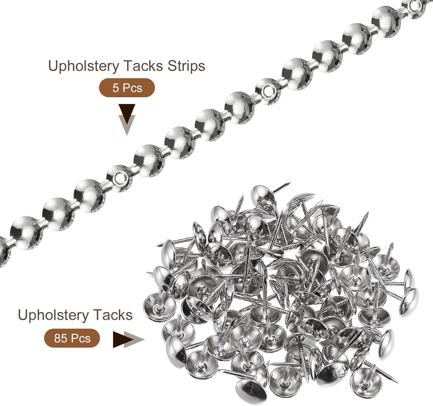 5 Tiras Tachuelas Tapicería 3.3ft para Sofá Silla Muebles