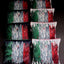 Bandera Italia rojo verde 8 bolsas frijoles cornhole B254