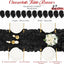 Mesa estopilla negra 35x120pulg decoración boda