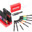 Set 33 Pzas Puntas Destornillador Impacto Acero Roja