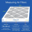 Filtros aire horno MERV 8 plisados 16x24x23.5