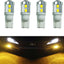 4 Bombillas LED Señal Giro 9-30V T10
