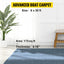 Alfombra marina gris 6x29.5ft impermeable barcos
