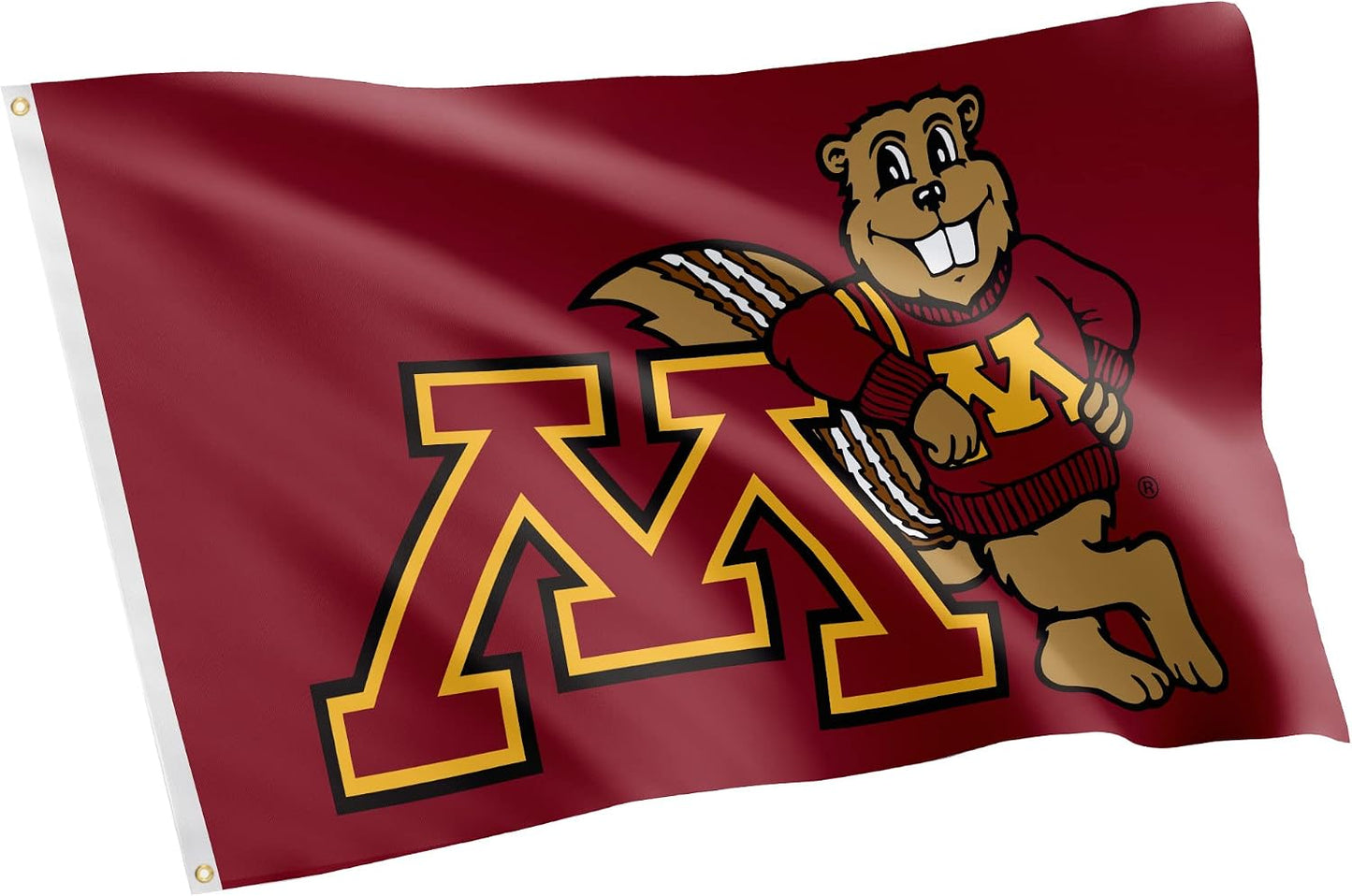 Bandera Universidad Minnesota 3x5ft tela poliéster duradera