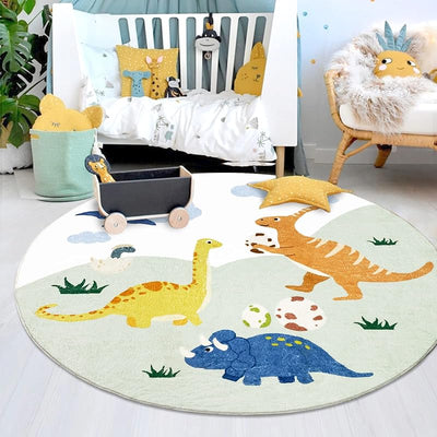 Alfombra dinosaurio antiderrap para niños