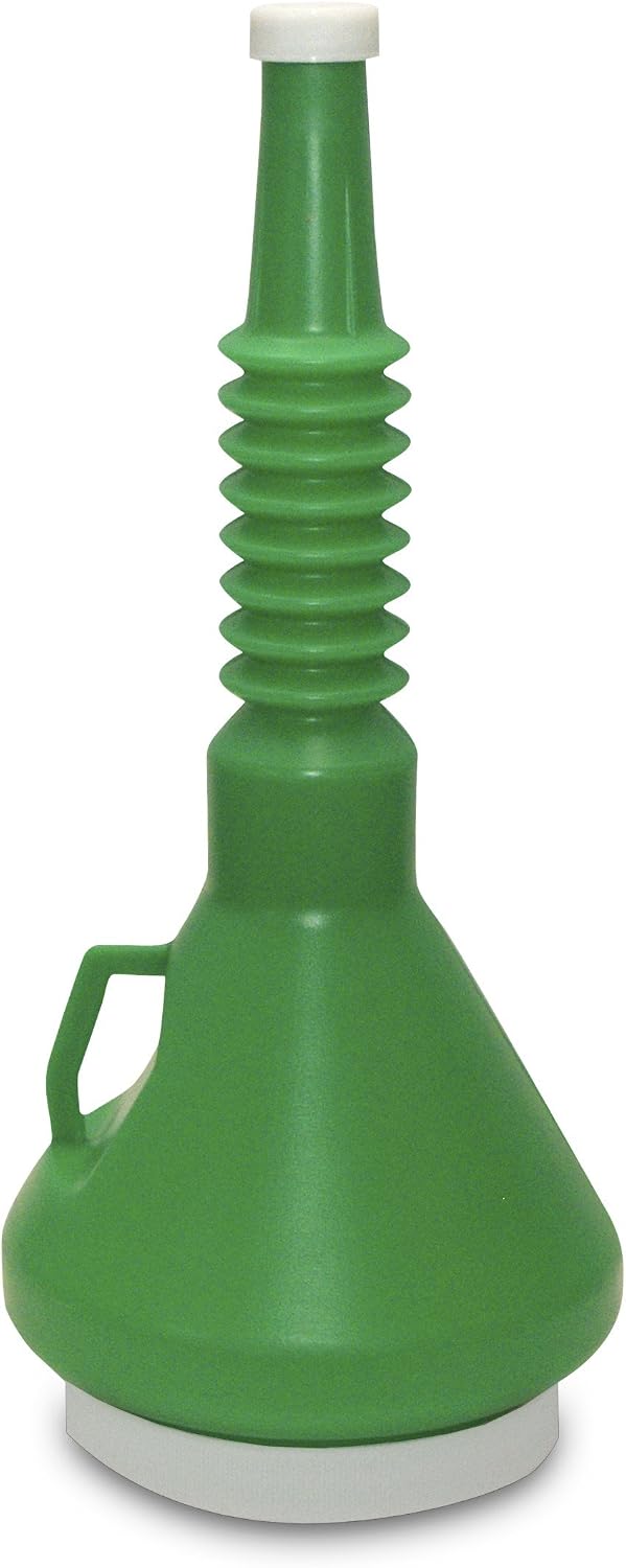 Embudo doble tapa 1.5qt color verde 13.25pulg