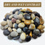 Piedras decorativas de río 2-3pulg para paisajismo y acuario