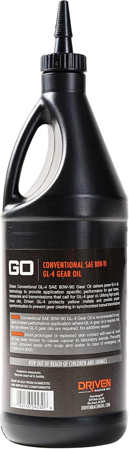 Aceite engranajes GL-4 80W90 botella 1qt
