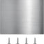 Protector salpicaduras acero inox estufa 4"