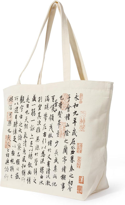 Bolsas lona arte chino tradicional inspiradas ópera Pekín