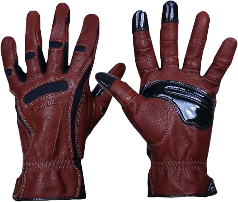 Guantes trabajo cuero prémium ajuste natural 2XL marrón