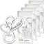 50 Abrebotellas Love Forever para bodas y fiestas plateado