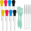 Set 14 Pzas jeringa 11pulg cepillos cocina pavo resistente