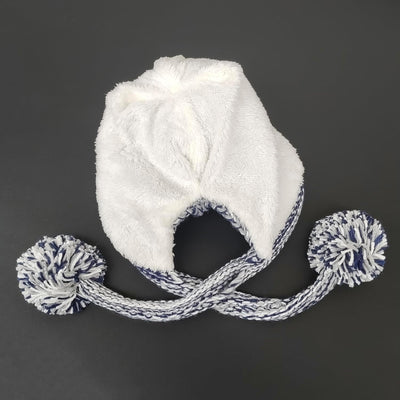 Gorro invierno mujer estilo peruano forro lana orejas sherpa
