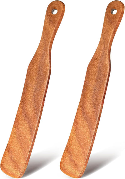 Set 2 Varillas Acacia para Masa Madre con Agujeros Colgar