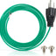 Cable tierra panel Ethernet blindado adaptador NEMA 5-15P