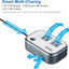 Inversor automóvil 200W 12V a 110V CA USB-C PD 27W