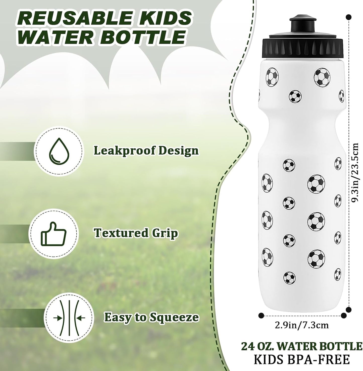 2 Pzas Bolsas Agua Reutilizables 24oz Deportes Viajes