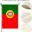 Bandera Portugal 12x18pulg doble cara jardín resistente