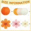18 Pzas Decoración Fiesta Rosa Naranja Faroles Papel Niñas Mujeres
