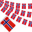 Banderas Noruega 30 pzas 33ft eventos patrióticos