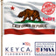 Bandera California 5x8ft doble cara alta resistencia