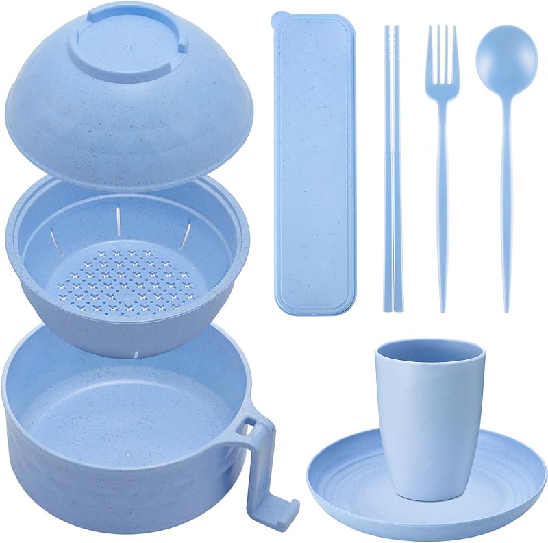 Set 6 Pzas Vajilla Paja Tazón Ramen