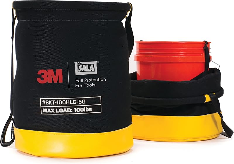Cubo control derrames lona sistema cierre gancho 100lb