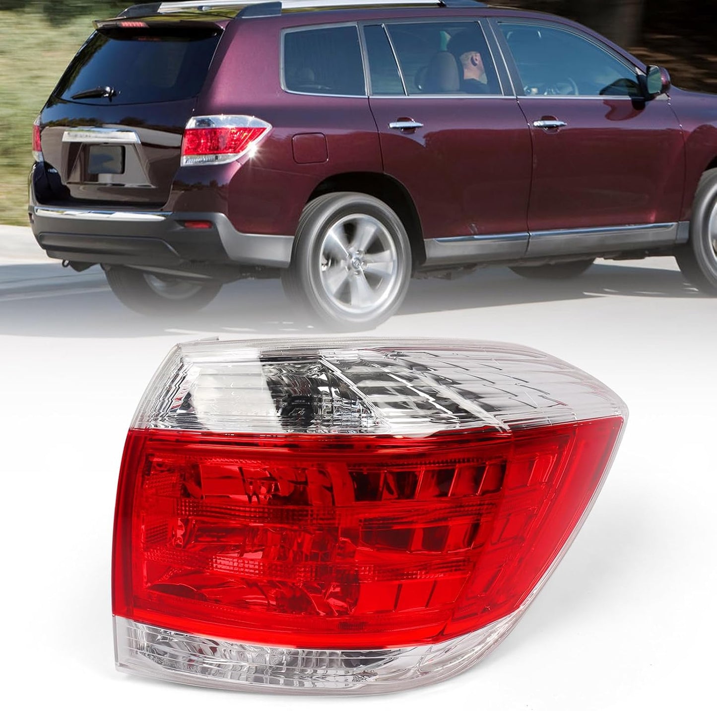 Luz trasera derecha Toyota Highlander 11-13 repuesto TOE070