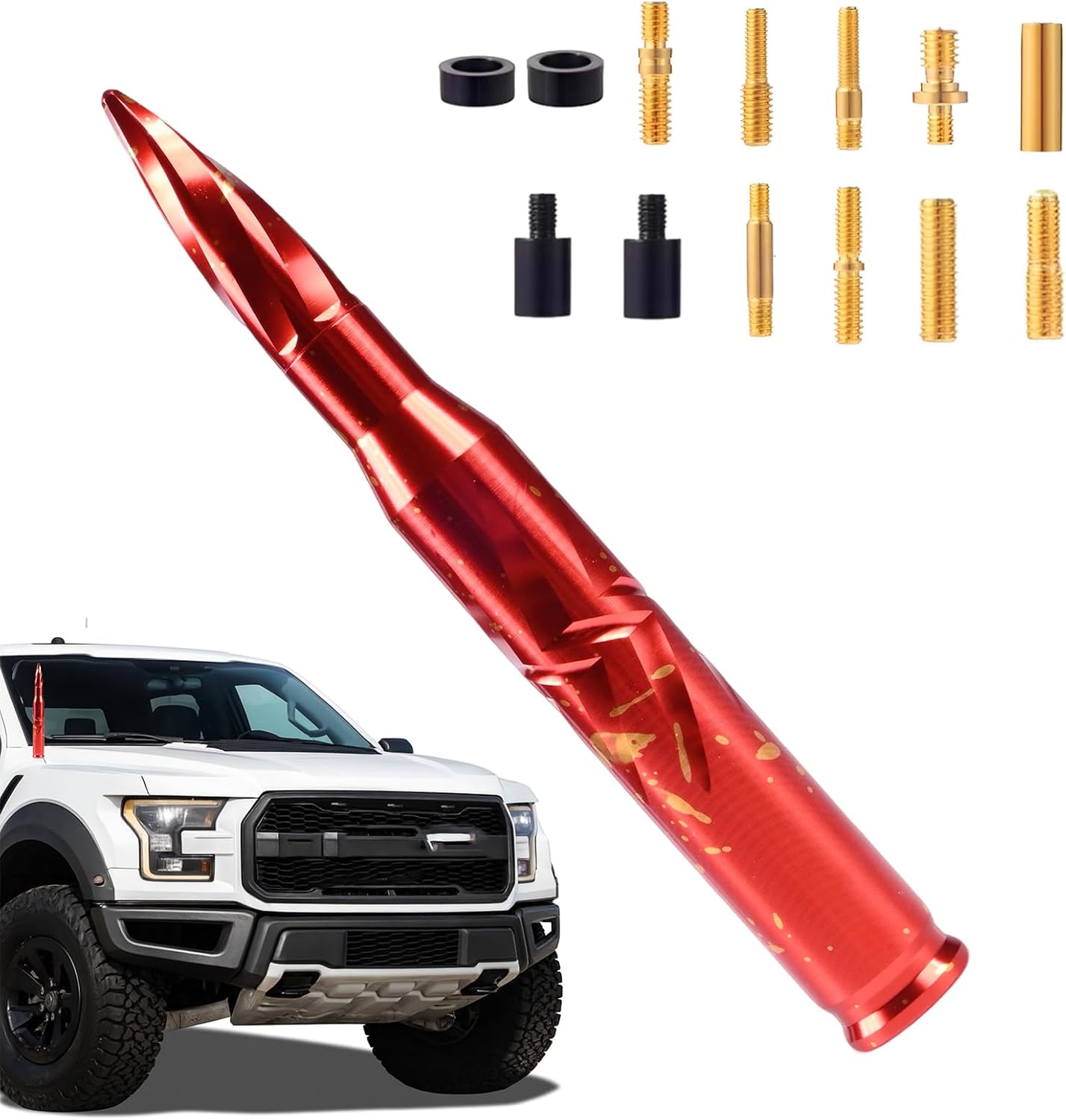 Antena corta para camioneta Silverado 1500 F150 F250 5.5pulg