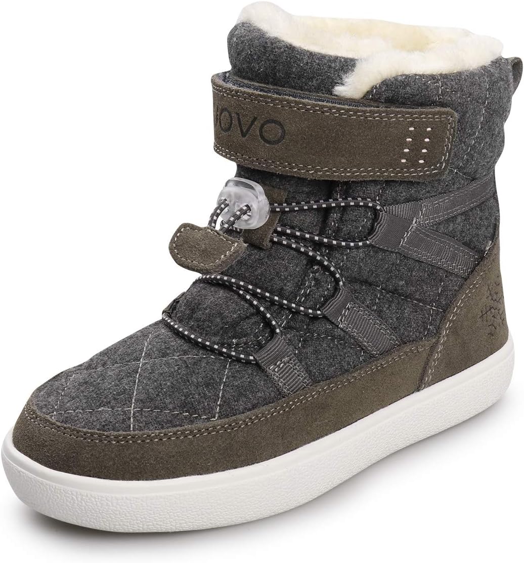 Botas nieve niños impermeables forro piel antiderrap