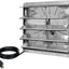 Ventilador pared aluminio plateado 20pulg
