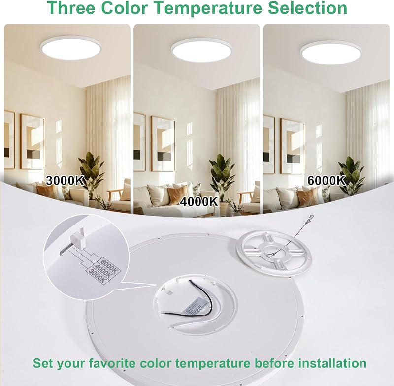 Lámpara LED empotrable techo 32W 3000K-6000K