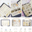 Joyero cuero doble capa para anillos aretes y collares azul