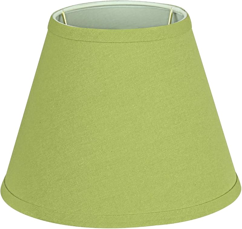 Pantalla lámpara forma Empire UNO verde lima 9" ancho