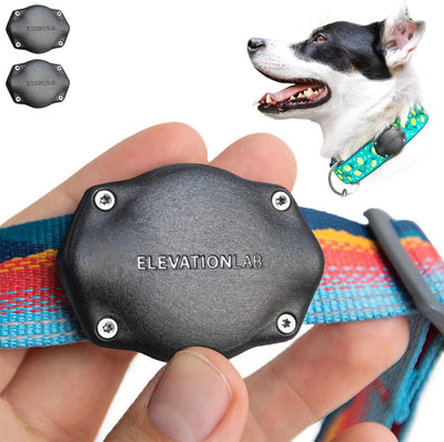 Soporte AirTag para collar perro impermeable set 2