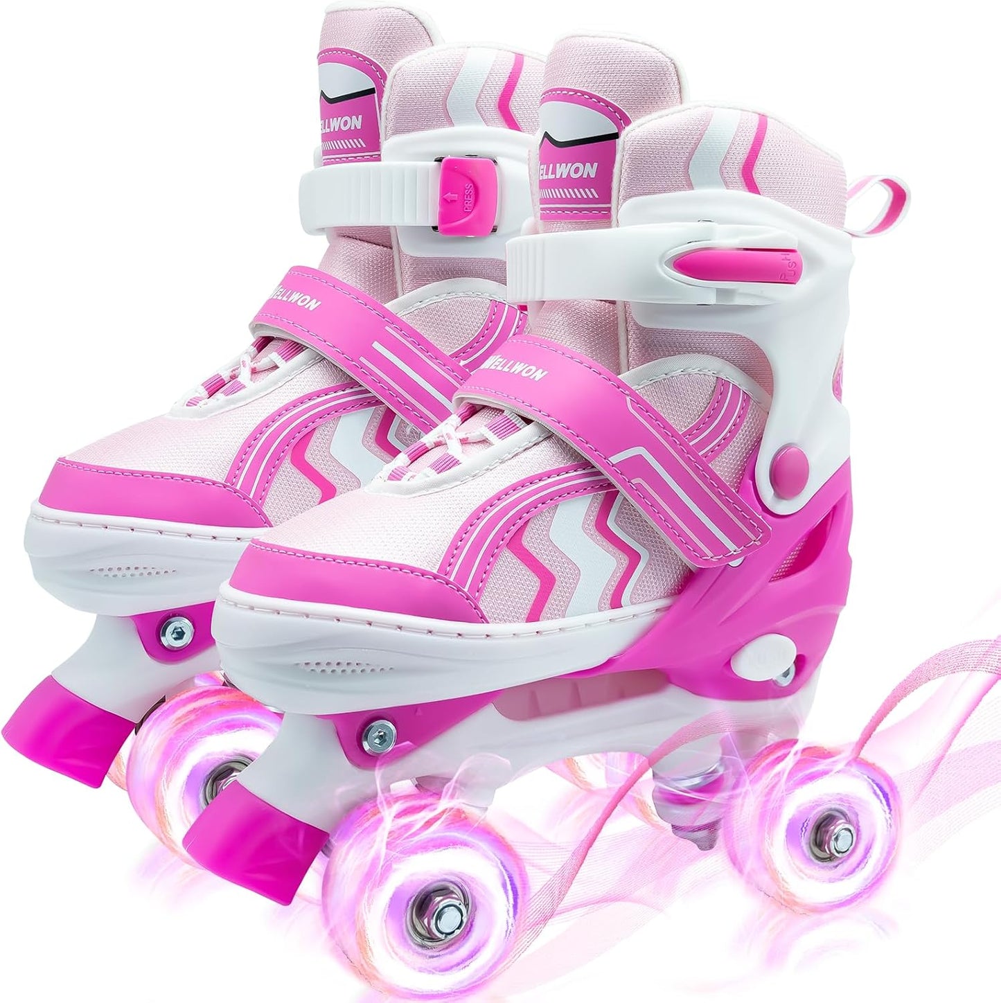 Patines ruedas ajustables para niños con luces