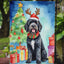 Bandera de jardín Navidad perro agua portugués decorativa