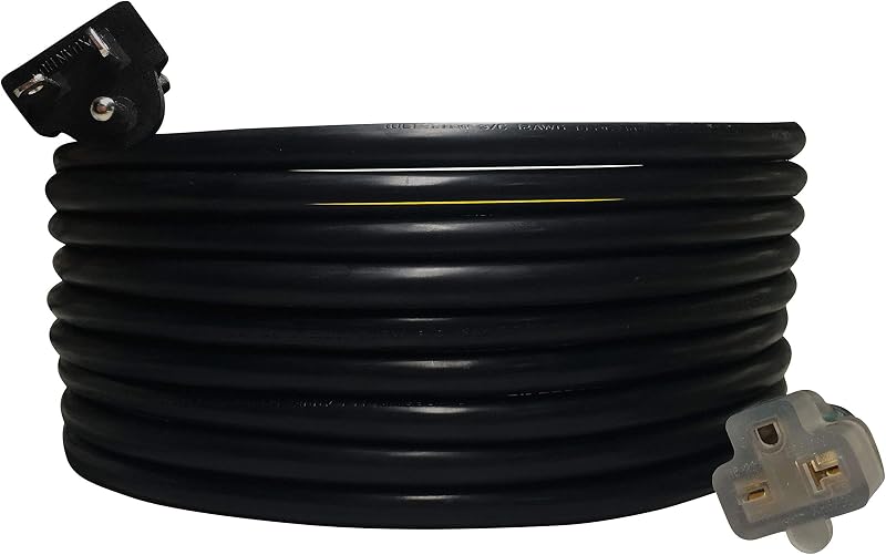 Cable extensión NEMA 6-20 25 ft 20A/250V color negro