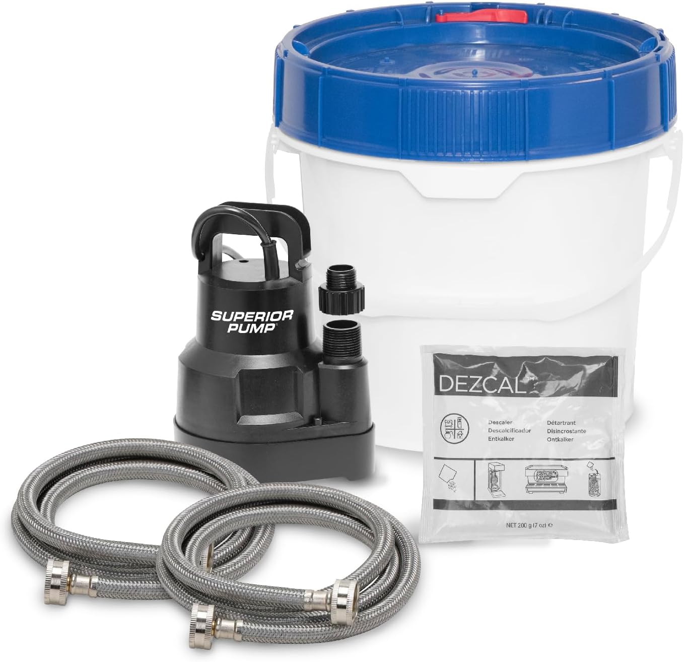 Kit bomba descalcificadora sin tanque 3.5gal