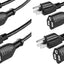 Cable extensión eléctrico SJTW resistente al agua UL