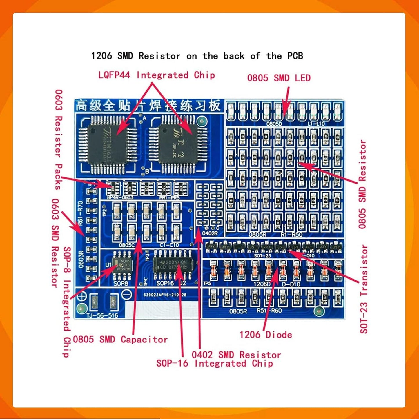 Kit soldadura SMD y SMT 4en1 para principiantes