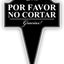 Letrero aluminio patio 10x14" No Cortar
