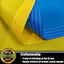 Bandera Ucrania 3x5ft nailon 210D rayas doble cara