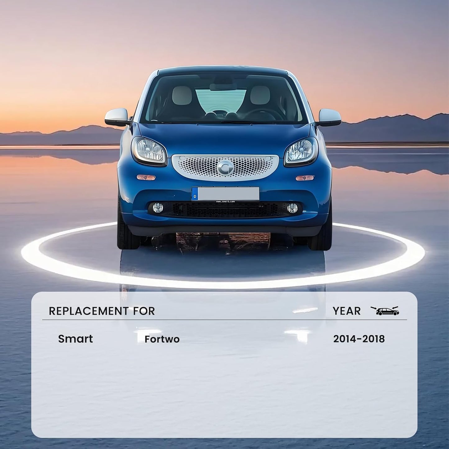 Limpiaparabrisas Smart Fortwo 2 puertas set 3 pzas