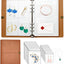 Organiz. joyas viaje cuero PU 70 cuadrículas