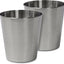 Cubo basura acero cepillado 2gal set 2