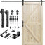 Puerta corrediza granero 40x84" madera abeto sin terminar
