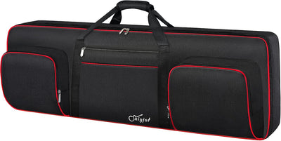 Bolsa para teclado 76 teclas acolchada con asa y correas