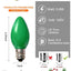 25 Bombillas LED C7 Multicolor Base E12/C7 0.6W